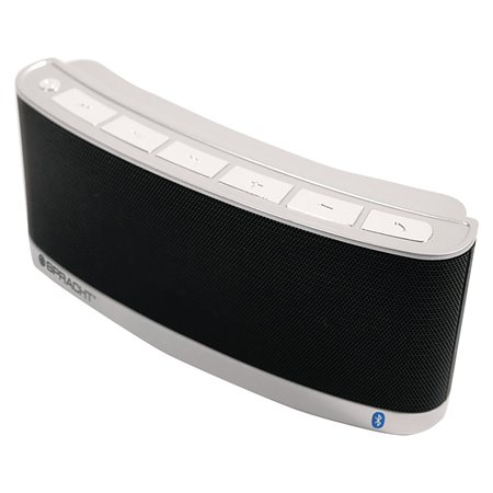 SPRACHT blunote 2 Portable Wireless Bluetooth Speaker, Black/Silver WS4014